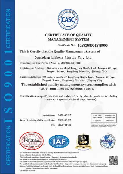 Zertifikat ISO 9001