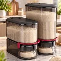 Push-Button Rice Dispenser Bin 801 / 802 – in-use scene 3