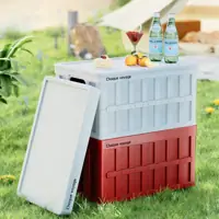 Folding Storage Crate with Plastic Lid G-8003 – in-use scene 3