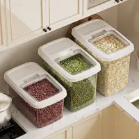 Flip-Lid Clear Rice Dispenser Bin T-601 / T-602 / T-603 – in-use scene 5